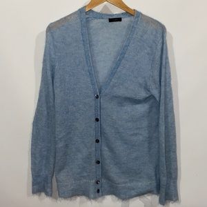 J crew mohair cardigan sweater